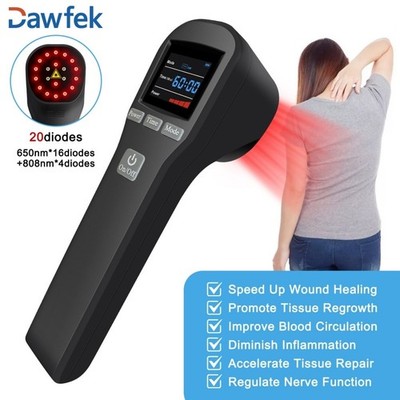 Human Back Muscle Pain Relief Cold Laser Therapy Device Red Light Treatment 