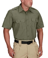 Propper® Men's Tactical Dress Shirt, Short Sleeve, Ripstop Duty Work Uniform