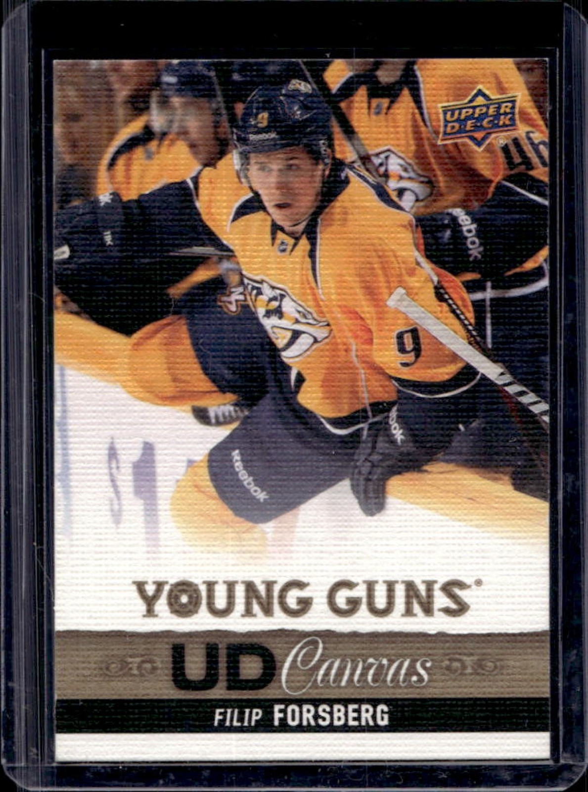 2013-14 Upper Deck Filip Forsberg UD Canvas Rookie Young Guns RC #C109 Predators