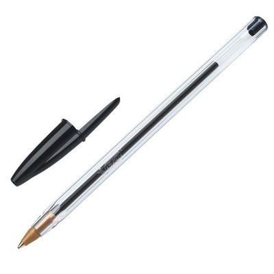 Bic Crystal schwarz Einwegkugelschreiber