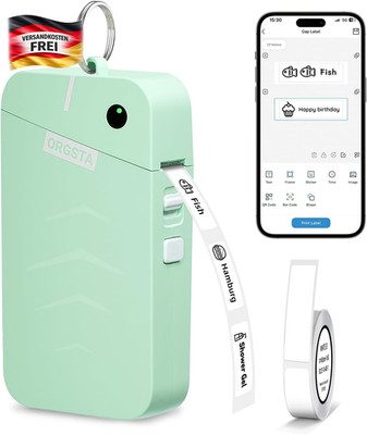 Mobiler Etikettendrucker Bluetooth Kompakt für Büro und Haushalt