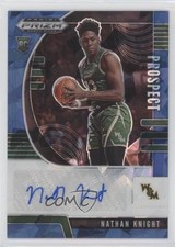 2020-21 Panini Prizm Draft Picks Prospect Blue Ice 64/75 Nathan Knight Auto 4i1
