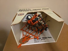 1/16 Minimum Tillage Plow Allis-Chalmers Orange Fitted With Custom Tires