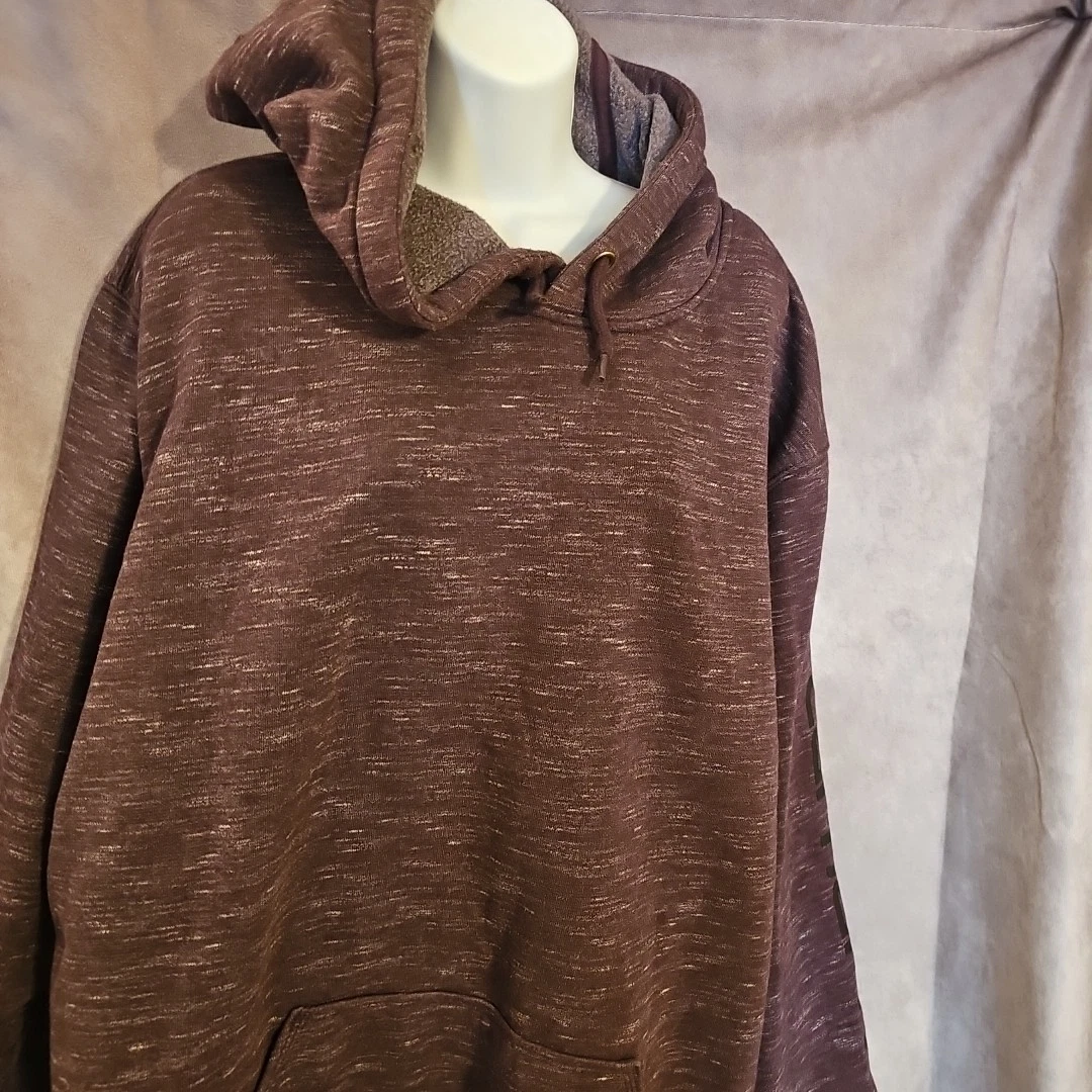 Carhartt Newberry Hoodie Womens 2x Purple Relaxed Fit Sweatshirt Pullover