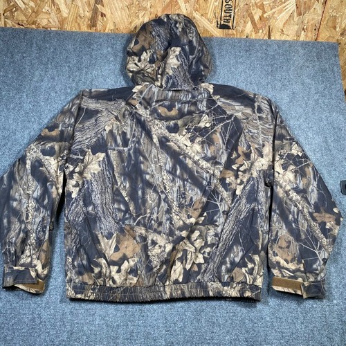 Columbia Hunting Jacket Camo Interchange Hooded Outdoor Coat Mens XL - Picture 3 of 9