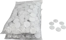  1000 CD Jewel Box Adhesive Backed Clear Spider Hubs Rosettes Caps DVD CDNRSPCL