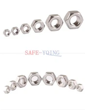 M3 M4 M5 M6 M8 Stainless Steel M2-M30 Full Hex Nuts Bolts Nuts