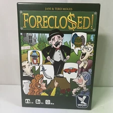 Mercury Games: Foreclosed! Board Game Mercury Games 13+ 2-6 Players 30 Minutes