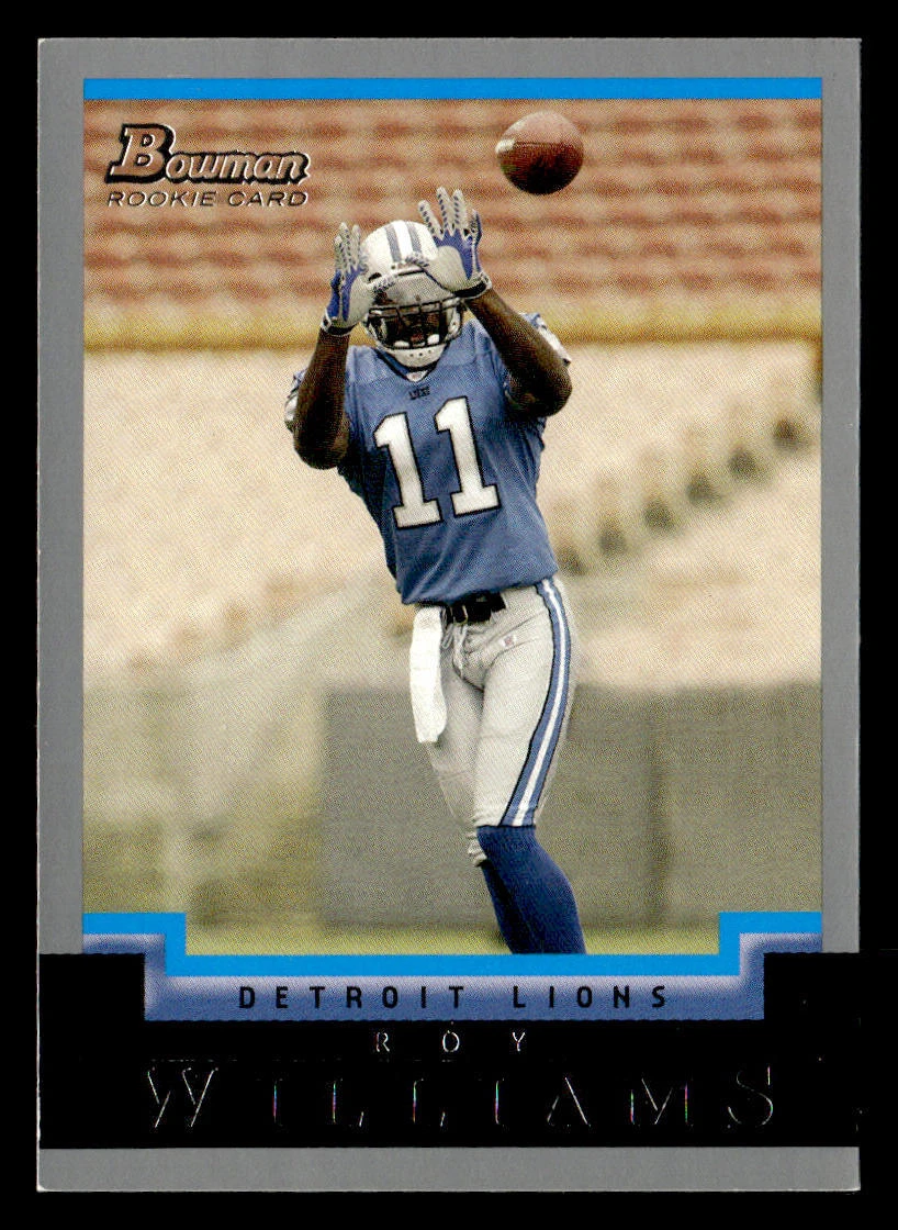Roy Williams trading card