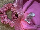 Pink Metallic Leotard Balera/ Capezio Royal Biketard w Scrunchies Size LC NWT — photo 9