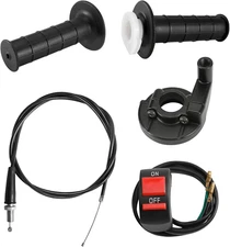 Mini Bike Throttle Assembly - 7/8'' 22Mm Handlebar Throttle Housing with Cable, 