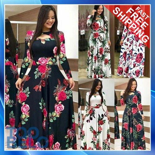 Vestidos Ropa De Moda Para Mujer Largos Casuales Elegante De Verano Encaje  2022 | eBay
