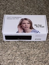 Zvox Av100 Mini Tv Accuvoice Soundbar Speaker Complete