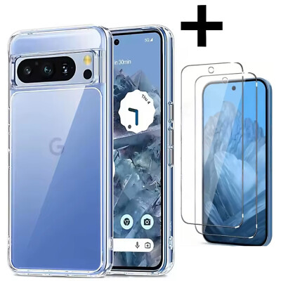 Schutz Hülle für Google Pixel 9 8A 8 7A Pro XL 6A + 2x SCHUTZGLAS Case Cover