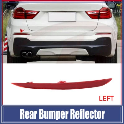 Rear Bumper Reflector Reflex Tail Light Lamp Left For BMW F26 X4 2013-2016 - Imagen 1 de 4