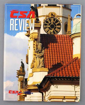 CSA REVIEW AIRLINE INFLIGHT MAGAZIN FLOTTE BILDER ROUTENKARTE FRÜHLING 1998