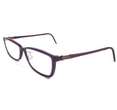 Lindberg Eyeglasses Frames 1152 Col. AF08 Clear Purple Acetanium 54-14-135