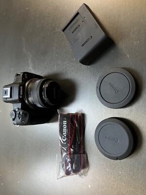 canon camera eos r50 with lens