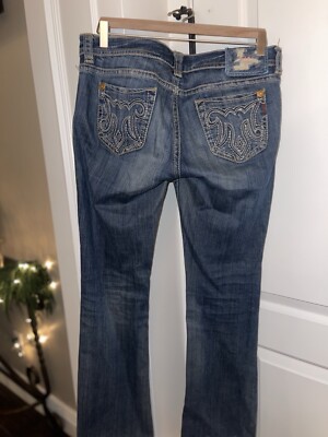 MEK Volos DENIM JEANS MEN S Straight, 29 X 32 L  DISTRESSED OUTSTANDING DESIGN