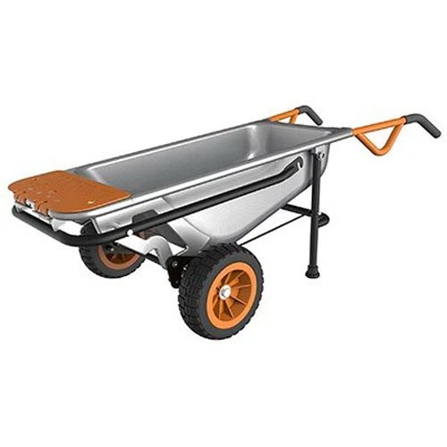 Two Wheel Wheelbarrow Garden Carts With Wheels Wagon Dolly Hand Truck