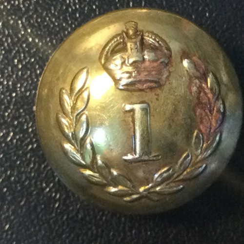 1st Brahmans Regiment Officers Military Uniform Button .19mm (1902-22) ( AD099) - Picture 4 of 6