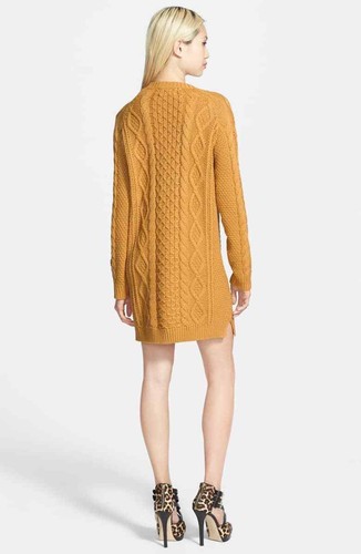 Cable Knit Sweater Dress | eBay