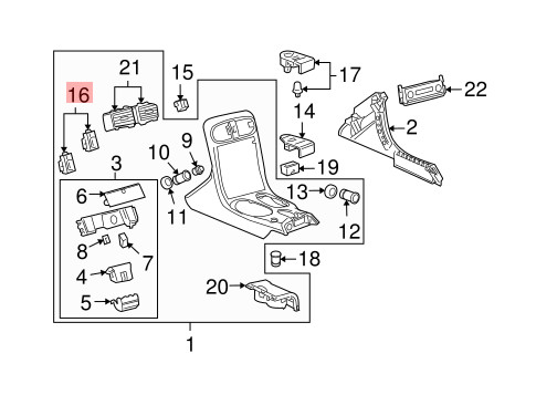05-13 CHEVROLET CORVETTE C6 FRONT RIGHT PASSENGER SIDE SEAT HEAT SWITCH OEM