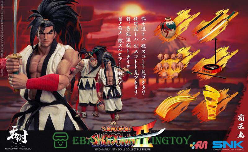 1/6 TUNSHI Studio SNK Haohmaru Samurai Showdown Action Figure In