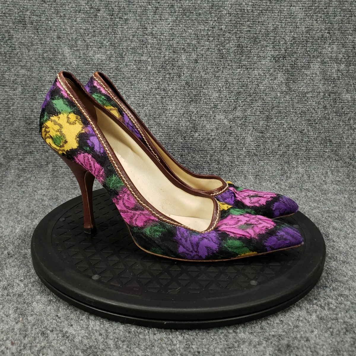 【美品】miumiu フラワー ウールパンプス 36(23cm) MIU MIU Women's Floral Heels for sale - eBay
