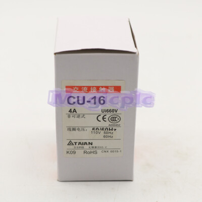 New TECO CU-16 CU 16 110VAC Contactor