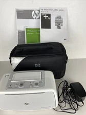 HP Photosmart A440 Digital Photo Printer w/ HP Carrying Case, Power Cord & Guide