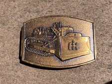 Vintage 1960s IH International Harvester Bulldozer Belt Buckle