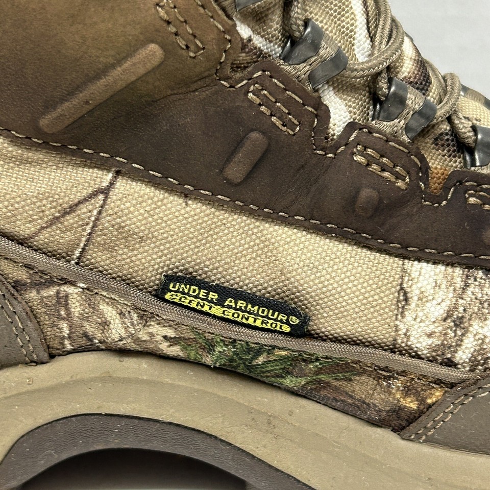 Under Armour Brow Tine Gore Tex Realtree Camo Hiking Hunting Boots