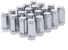 Lug Nuts Bulge Acorn Metric 12x1.5 Chrome 50 Long