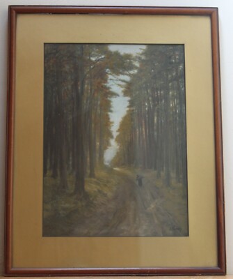 Vintage gerahmter J. Newey Druck nach Joseph Farquharson kam jetzt noch Abend