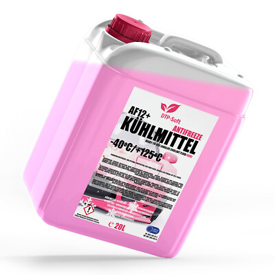 20L KÜHLERFROSTSCHUTZ ROT AF12+ G12+ KÜHLMITTEL -40°C für VW AUDI VAG MB MANN