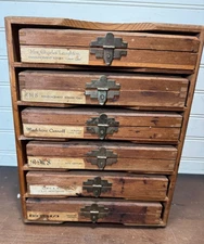 Kingsley Hot Foil Stamping (6-BOXES) Machine Type set Letters w/case (lot b)