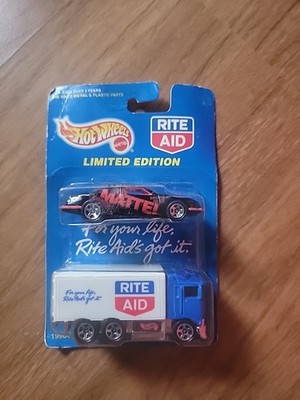 Vintage HOT WHEELS- 1:64 - 2-PACK RITE AID HIWAY HAULER & Thunderbird - NEW