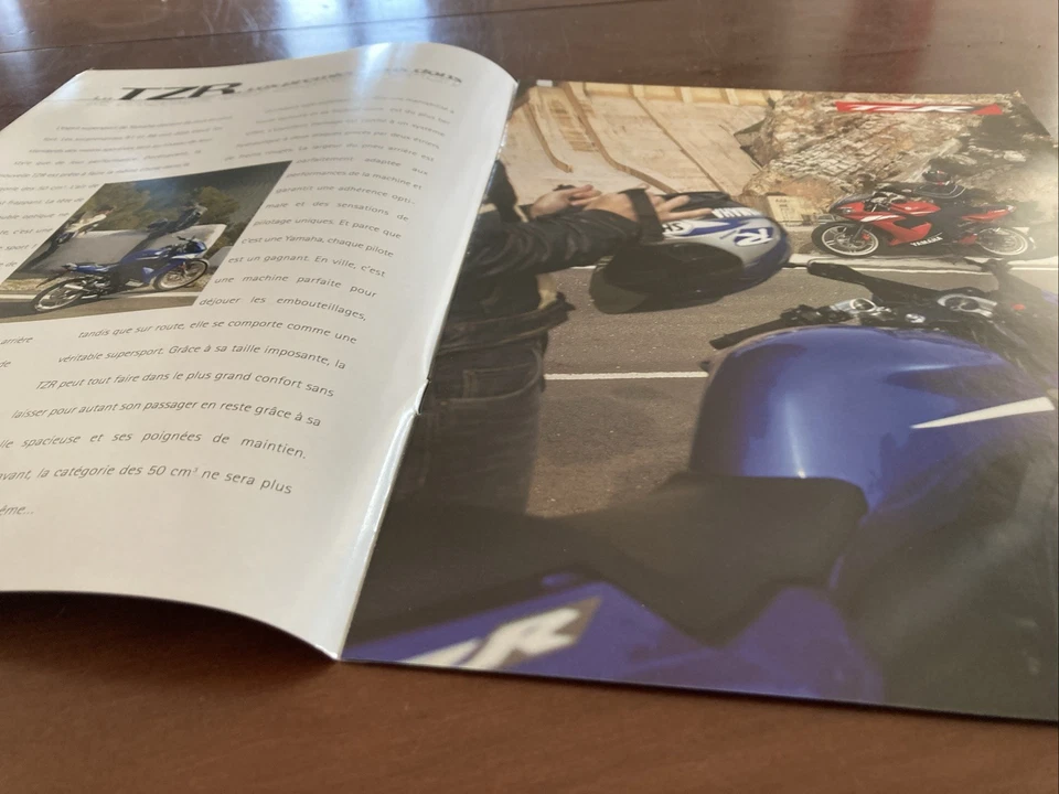 Yamaha TZR50 50 TZR Moto Prospecto Catálogo Folleto 50TZR - Imagen 2 de 4