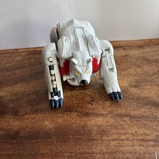 VTG 1995 Beast Wars Transformers Hasbro Maximal Polar Claw White Bear complete