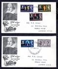 GB - 1964 Shakespeare Festival on 2 x Non-Phosphor First Day Cover