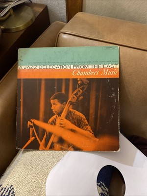 PAUL CHAMBERS QUARTET-CHAMBERS MUSIC LP JAZZ WEST -JWLP7 MONO DG