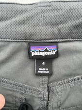 Patagonia Quandry Pant Women Med Roll Up Gray Hiking outdoor Travel Gorp Core