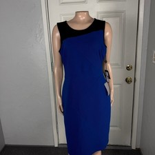 NEW Adrianna Papell Women's Dress 10 Sheath Sleeveless Career Polyester F13