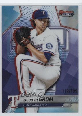 2025 Bowman's Best Aqua Refractor 112/199 Jacob deGrom #57 1u7g