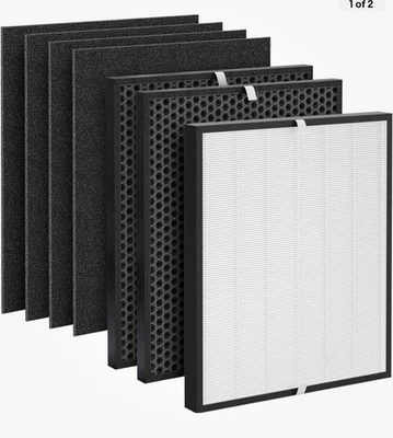 ELNULIROS 7-Pack Replacement Filters AD3000 Air Doctor Purifier Combo Pre-Filter Carbon
