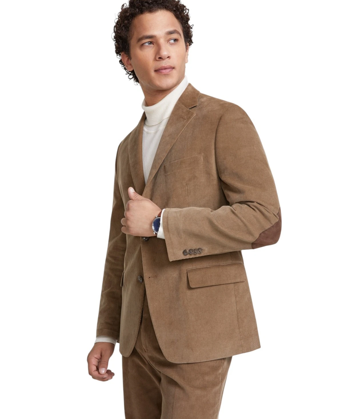 Tommy Hilfiger Mens Modern fit Sport Coat Blazer 42 R Beige Solid