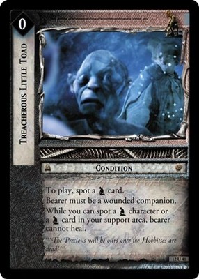 Treacherous Little Toad - Black Rider - Herr der Ringe TCG