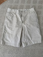 Vineyard Vines Chłopięce Beżowe Chino Szorty 12 Regular Bawełna Płaskie przednie kieszenie Zamek błyskawiczny