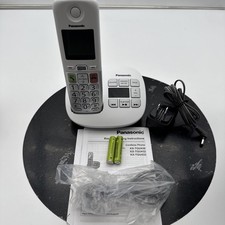 Panasonic  KX-TGU430W  1 Handset  Cordless Phone Large Display White  Used